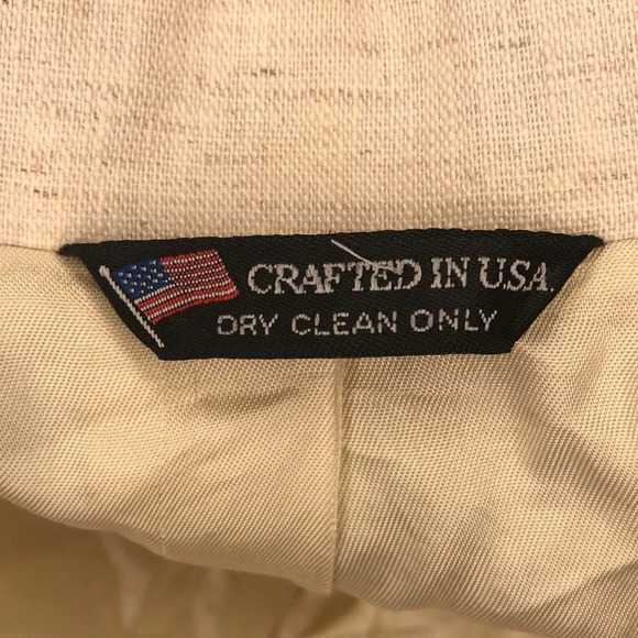 George Barry Men’s Vintage Single Breasted Linen Blazer - Picture 10 of 11